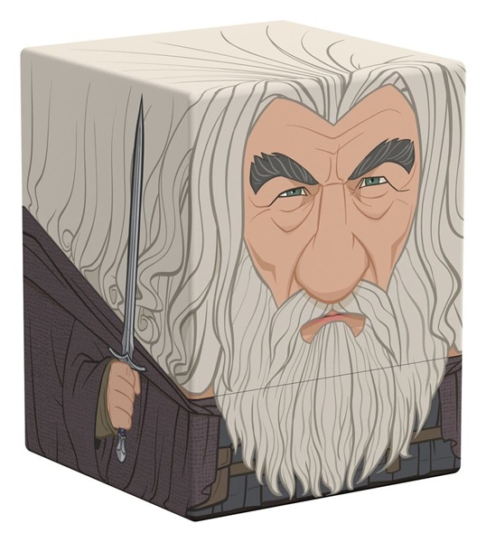 Ultimate Guard Squaroes Boulder Deck Case  Deck Box  100  Standard Size: The Hobbit: Gandalf The Grey