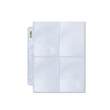 Ultra Pro Mini Mappelommer Til Ringbind   Huller Plads Til   Kort   195 165  Hver Side  100 Stk   81425 214d