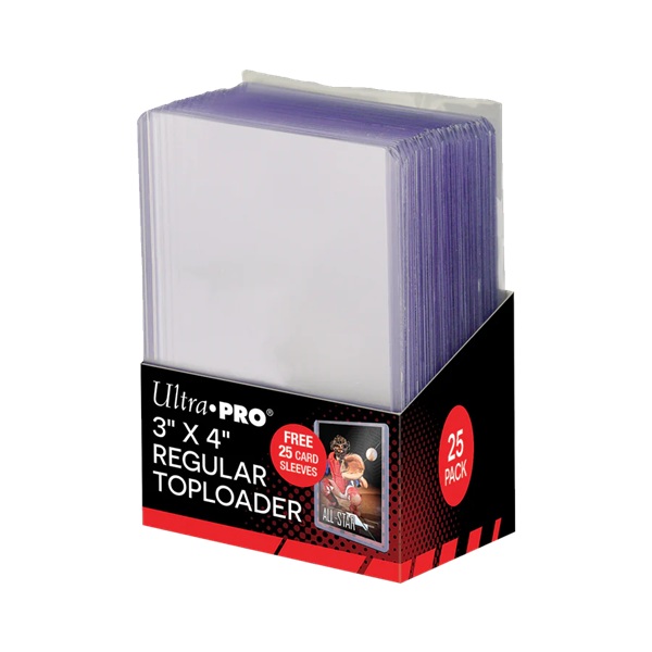 Ultra Pro Toploader   Soft Sleeves: Clear Regular 25 Stk