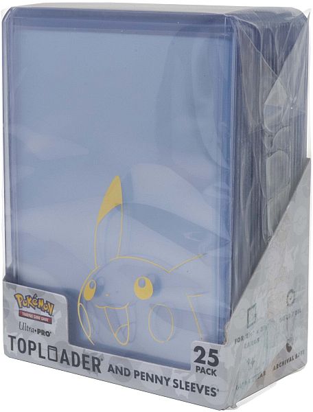 Ultra Pro Toploader   Soft Sleeves: Pokemon Pikachu