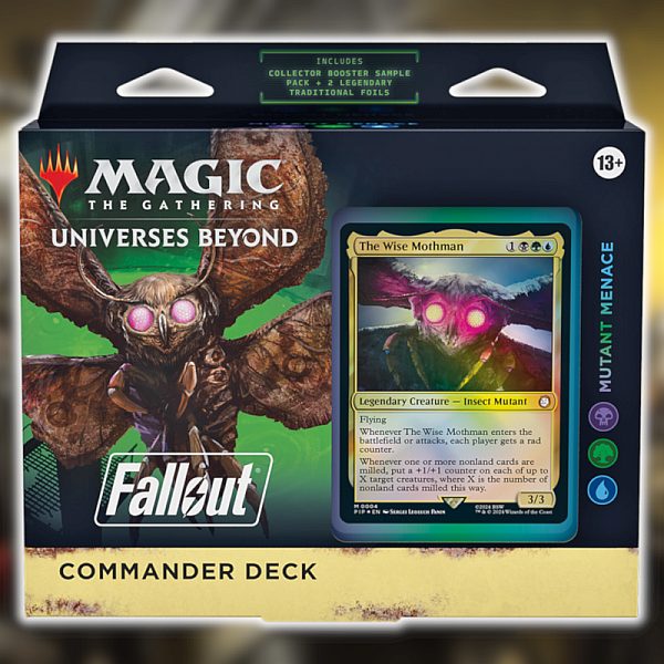 Universes Beyond: Fallout Commander  Edh  Multiplayer Magic Deck: V4 Mutant Menace 100 Kort