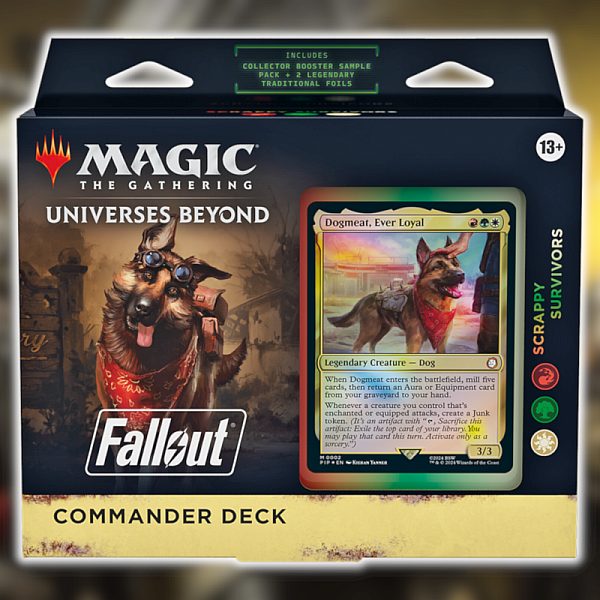 Universes Beyond: Fallout Commander  Edh  Multiplayer Magic Deck: V2 Scrappy Survivors 100 Kort