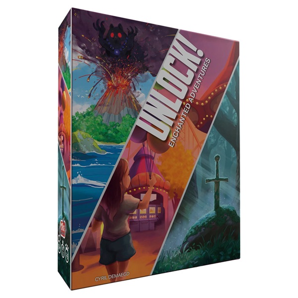 Unlock  14: Enchanted Adventures  Engelsk  Cooperative Escape Room Puzzle Card Game