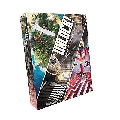 Unlock   : Escape Adventures  Engelsk  Cooperative Escape Room Puzzle Card Game
