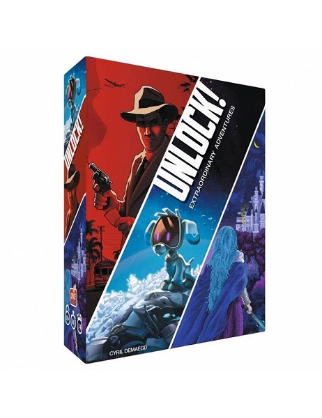 Unlock  11: Extraordinary Adventures Cooperative Escape Room Puzzle Card Game