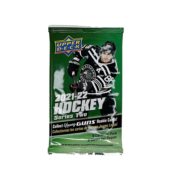 Upper Deck 2021-22: Series   Hockey Cards Gravity Feed Booster Pack