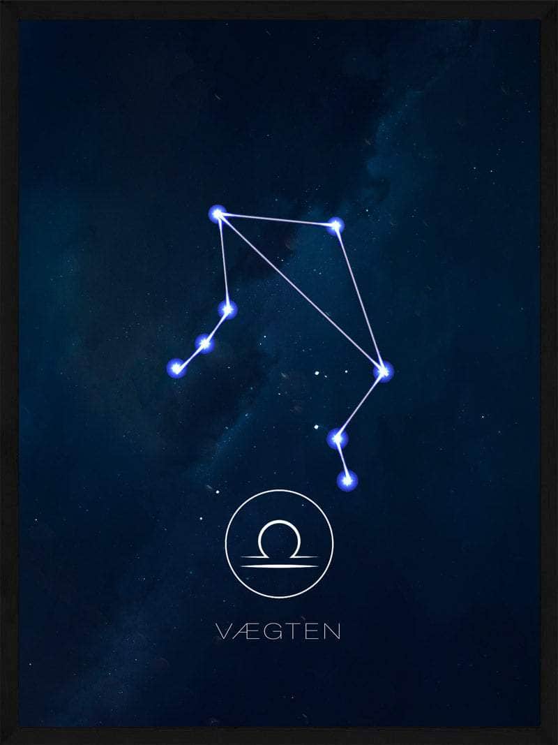 Vægten Stjernetegn Plakat
