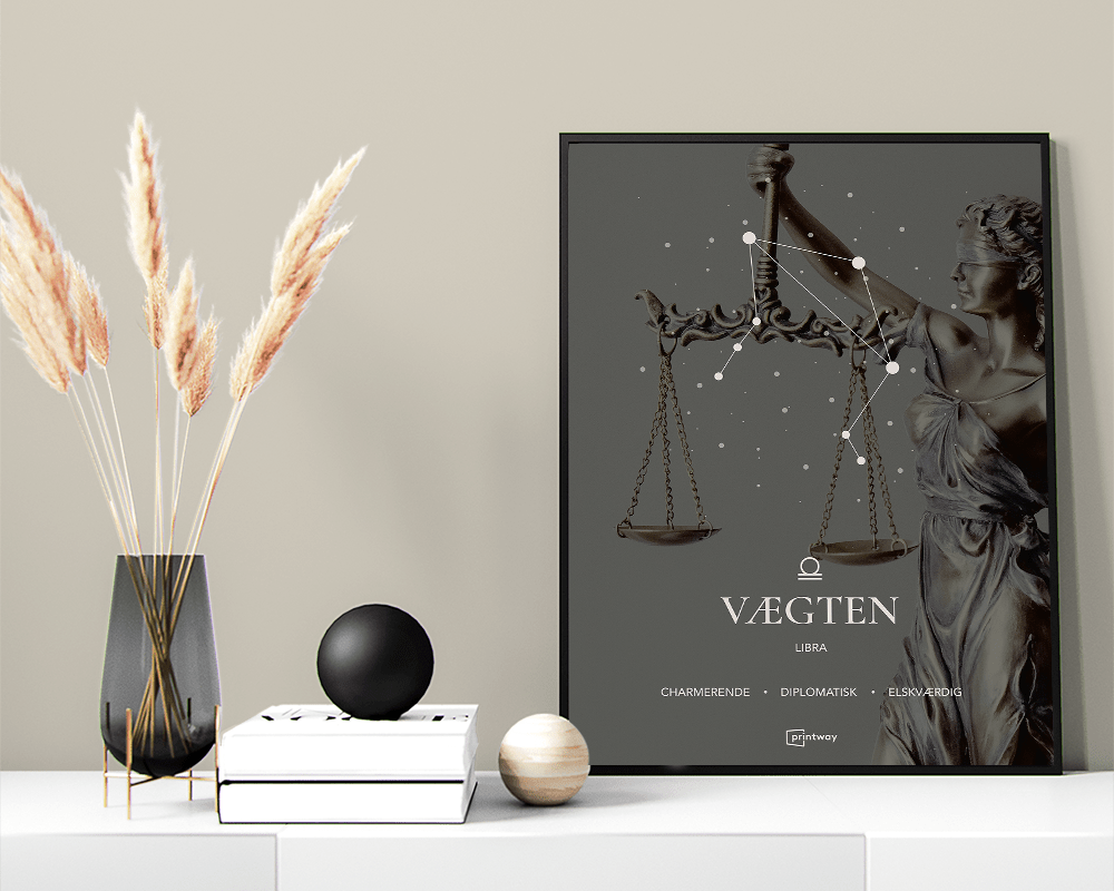 Vægten Stjernetegn Plakat