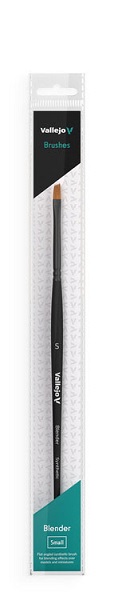Vallejo Brush Flat Angled Synthetic Hair Small