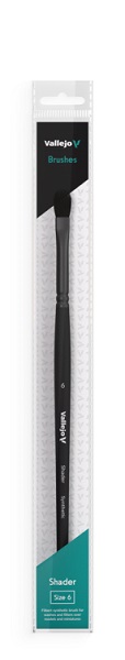 Vallejo Brush Flat Filbert Shader Synthetic No