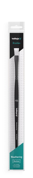 Vallejo Brush Flat Weathering Synthetic Medium