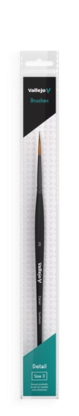 Vallejo Brush Round Synthetic Hair No