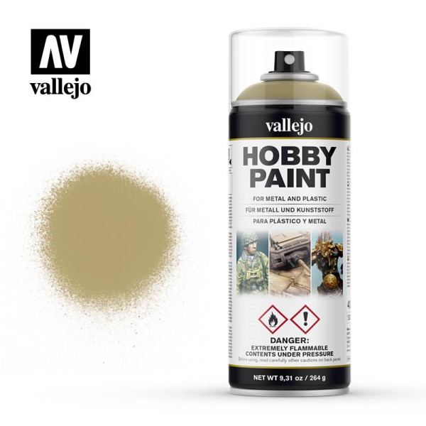 Vallejo Hobby Paint Primer Sprays: Dead Flesh 400ml