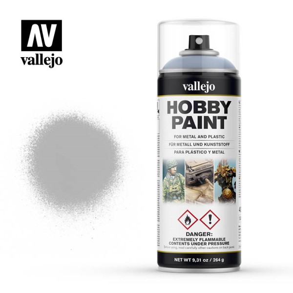 Vallejo Hobby Paint Primer Sprays: Grey 400ml