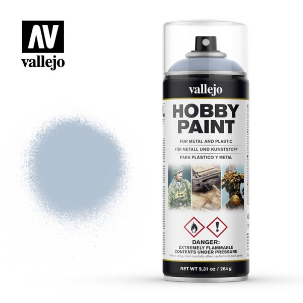 Vallejo Hobby Paint Primer Sprays: Wolf Grey 400ml