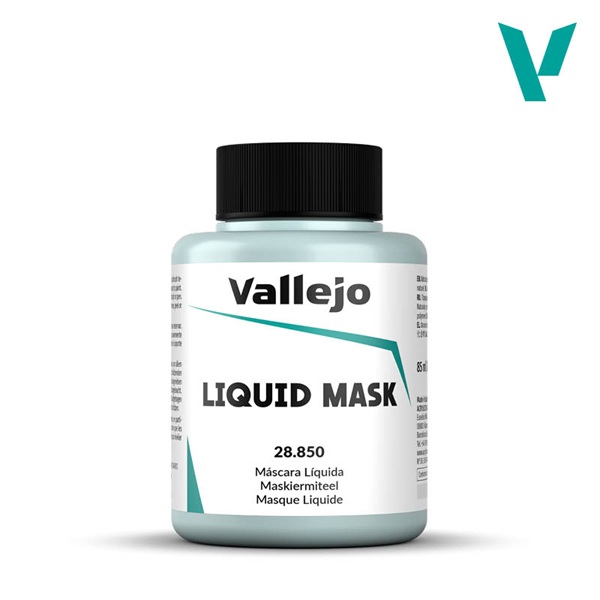Vallejo Maling Auxiliary Products: Liquid Mask 85ml