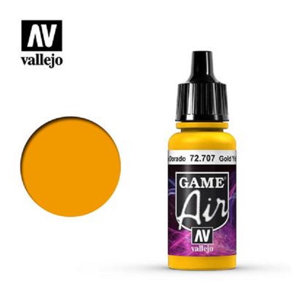 Vallejo Maling Game Air: Gold Yellow 17ml