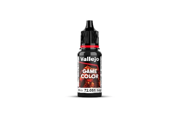 Vallejo Maling Game Color: Black 17ml