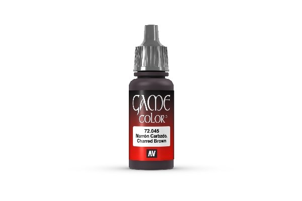 Vallejo Maling Game Color: Charred Brown 17ml