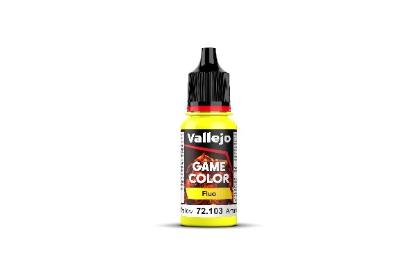 Vallejo Maling Game Color: Fluo Yellow 17ml