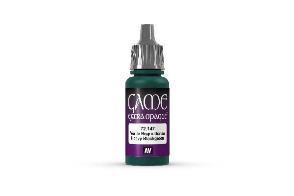Vallejo Maling Game Color: Heavy Blackgreen 17ml