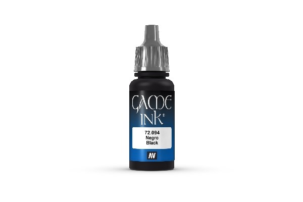 Vallejo Maling Game Color: Ink Black 17ml
