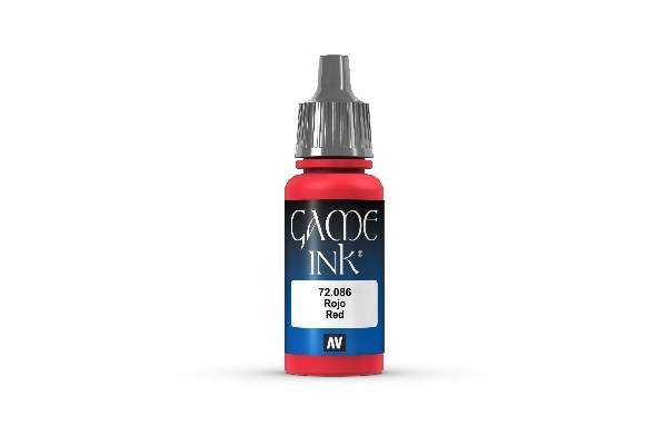 Vallejo Maling Game Color: Ink Red 17ml