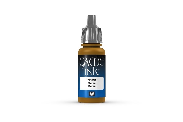 Vallejo Maling Game Color: Ink Sepia 17ml