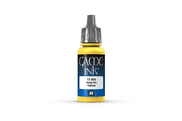 Vallejo Maling Game Color: Ink Yellow 17ml