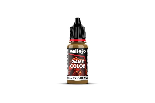 Vallejo Maling Game Color: Leather Brown 17ml