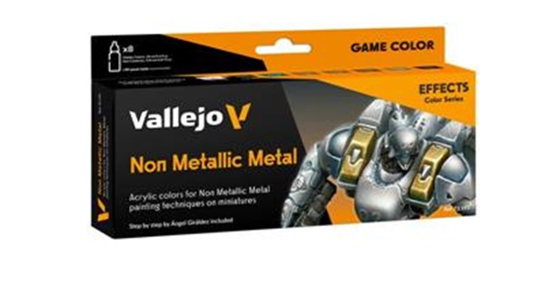 Vallejo Maling Game Color: Non Metallic Metal Color Set   Colors 18ml