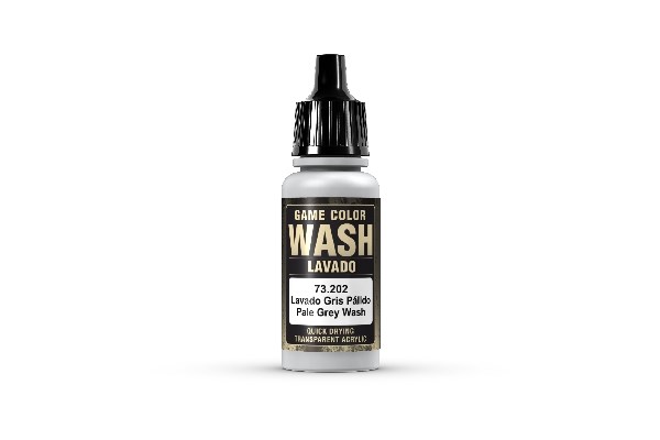 Vallejo Maling Game Color: Wash Pale Grey Wash 17ml