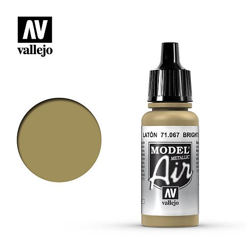 Vallejo Maling Model Air: Bright Brass 17ml
