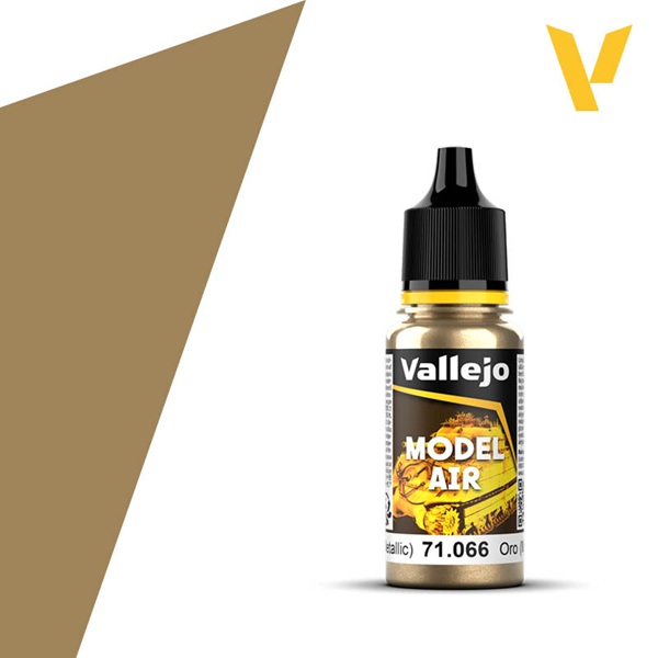 Vallejo Maling Model Air: Gold  Metallic  17ml