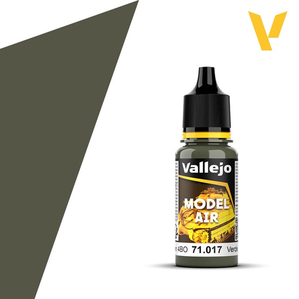 Vallejo Maling Model Air: Russian Green 4bo 17ml