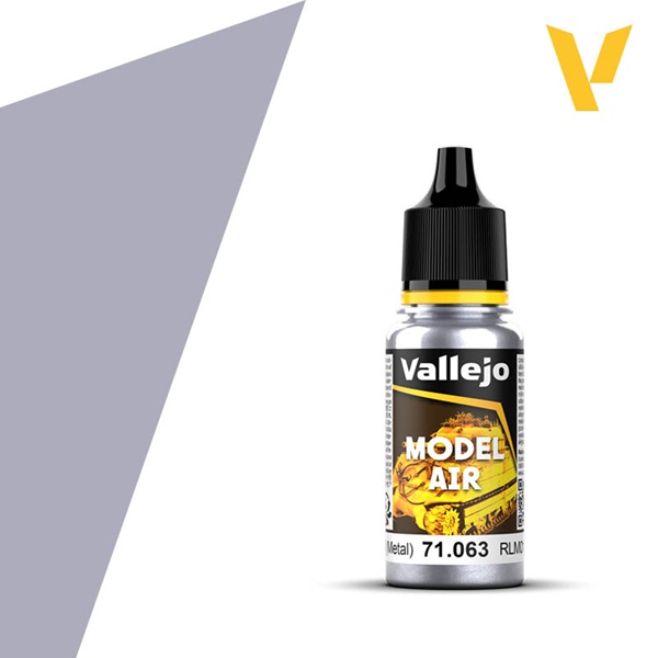 Vallejo Maling Model Air: Silver Rlm01 17ml