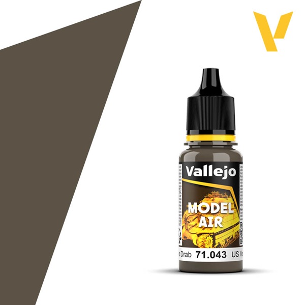 Vallejo Maling Model Air: Us Olive Drab 17ml
