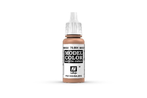 Vallejo Maling Model Color: Beige Red 17ml