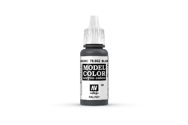 Vallejo Maling Model Color: Black Grey 17ml