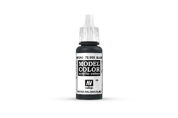 Vallejo Maling Model Color: Black 17ml