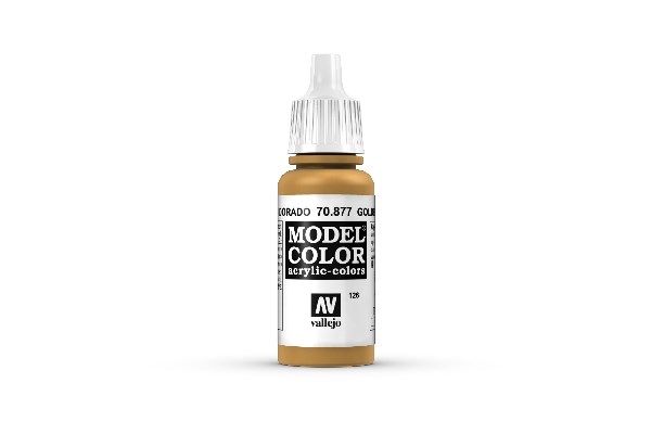 Vallejo Maling Model Color: Gold Brown 17ml