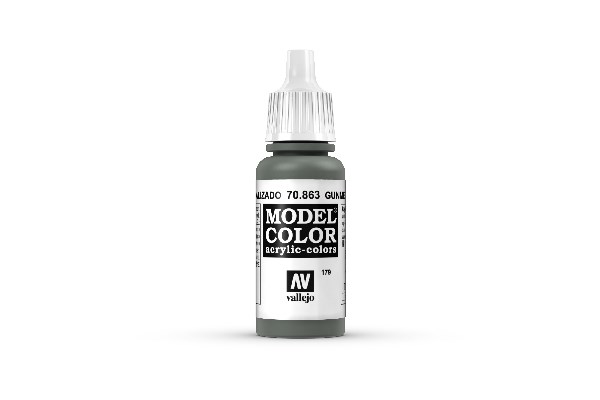 Vallejo Maling Model Color: Gunmetal Grey 17ml