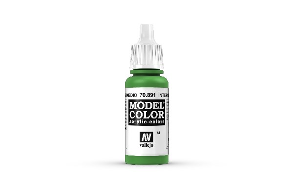 Vallejo Maling Model Color: Intermediate Green 17ml