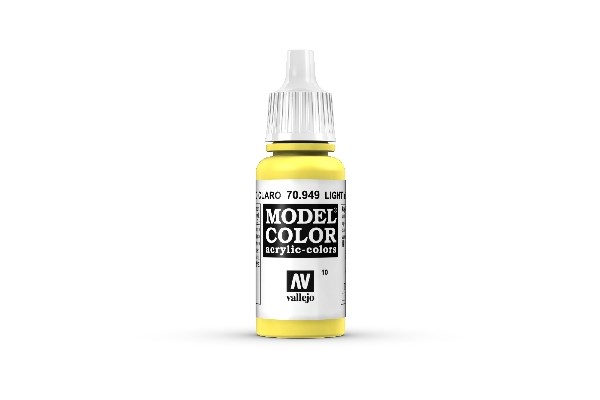 Vallejo Maling Model Color: Light Yellow 17ml