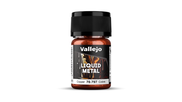 Vallejo Maling Model Color: Liquid Gold Copper  Alcohol Based  35 Ml