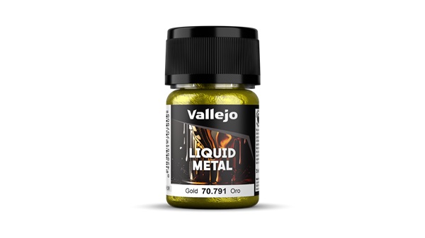 Vallejo Maling Model Color: Liquid Gold Gold  Alcohol Based  35 Ml