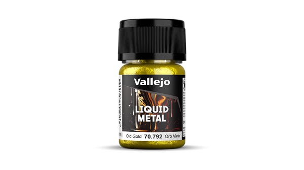 Vallejo Maling Model Color: Liquid Gold Old Gold  Alcohol Based  35 Ml