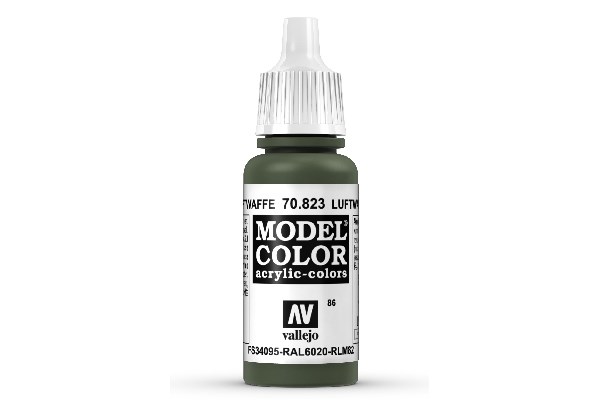 Vallejo Maling Model Color: Luftwaffe Camouflage Green 17ml