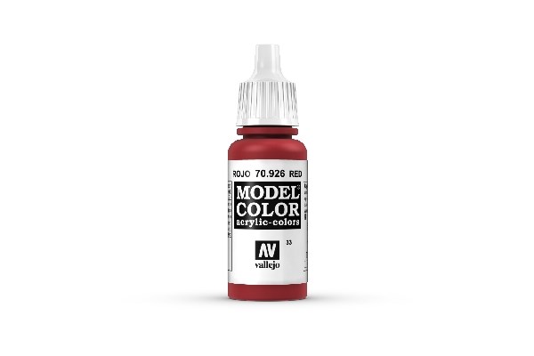 Vallejo Maling Model Color: Red 17ml