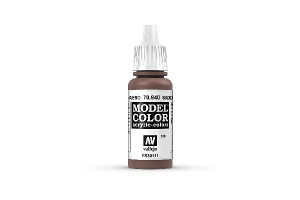 Vallejo Maling Model Color: Saddle Brown 17ml